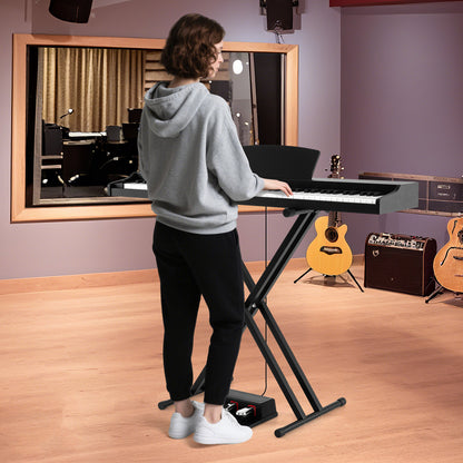 88-Key Keyboard Piano Set With Adjustable Stand, Black Pianos & Keyboards at Gallery Canada