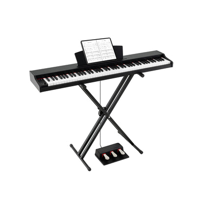88-Key Keyboard Piano Set With Adjustable Stand, Black Pianos & Keyboards at Gallery Canada