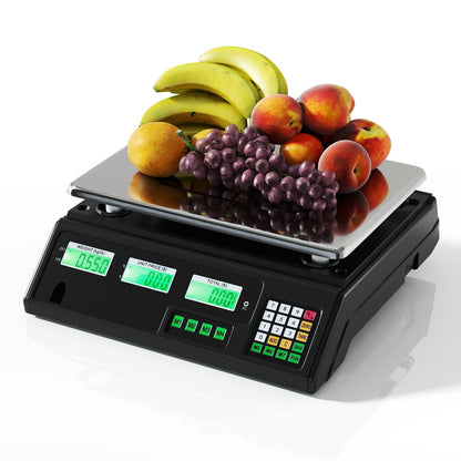 88lb Price Computing Scale Digital Commercial Food Scale with Counting Function Kitchen Tools at Gallery Canada