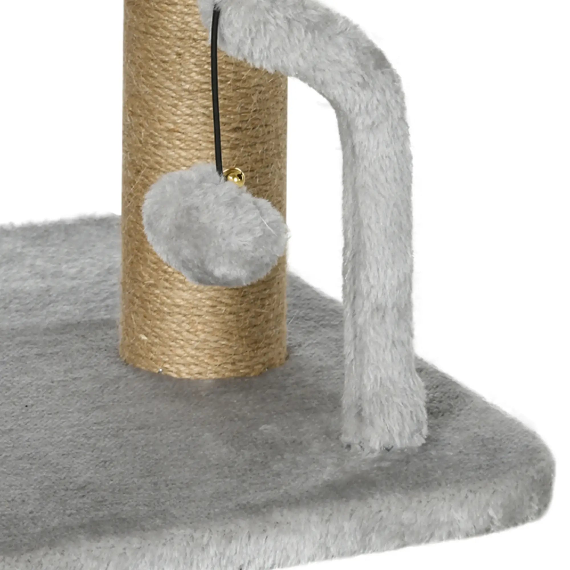 Small Cat Tree, Jute Scratching Posts, Top Perch, Light Grey Cat Trees at Gallery Canada