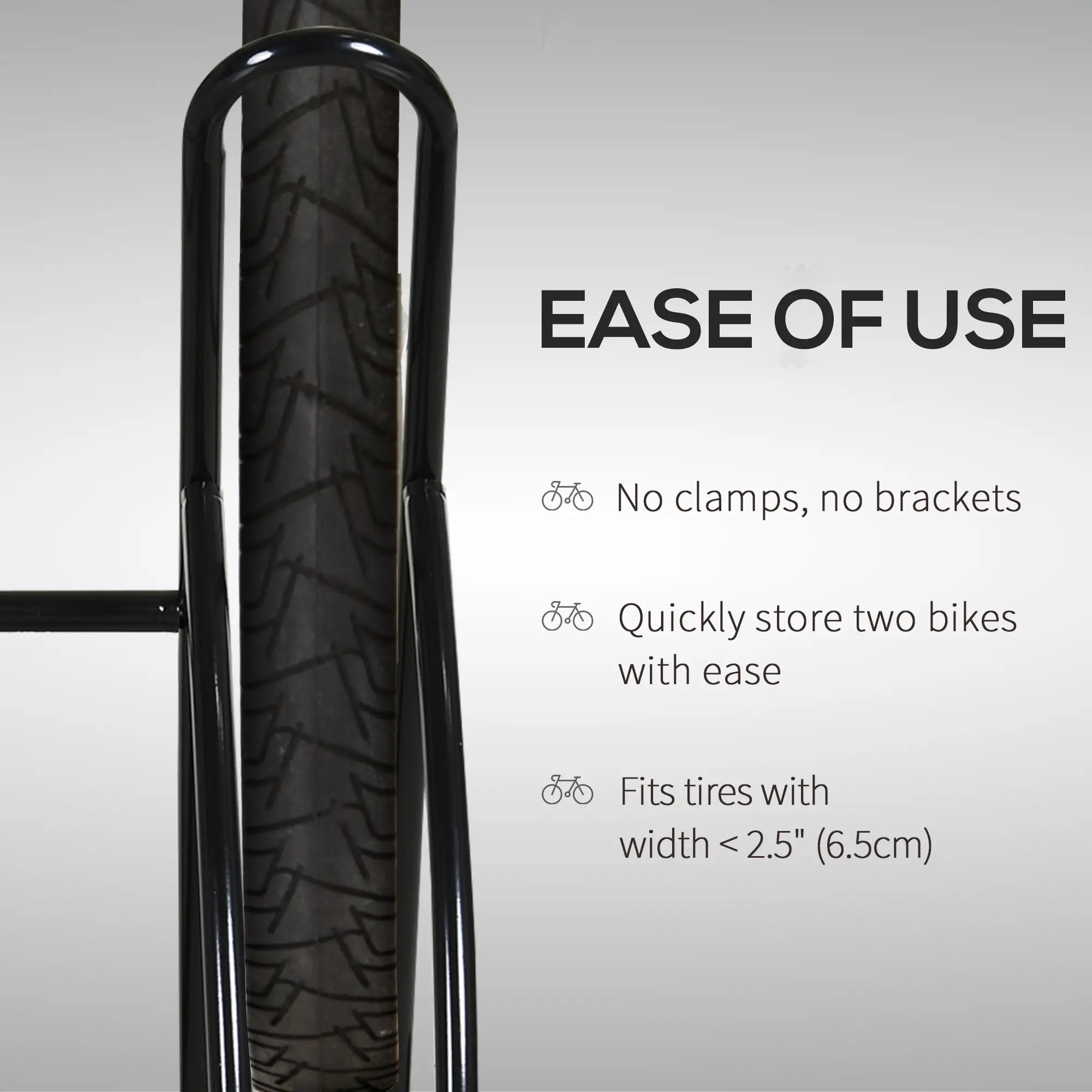 2 Bike Rack Floor Stand, Indoor Outdoor Bike Storage Holder Bike Parking Stands at Gallery Canada