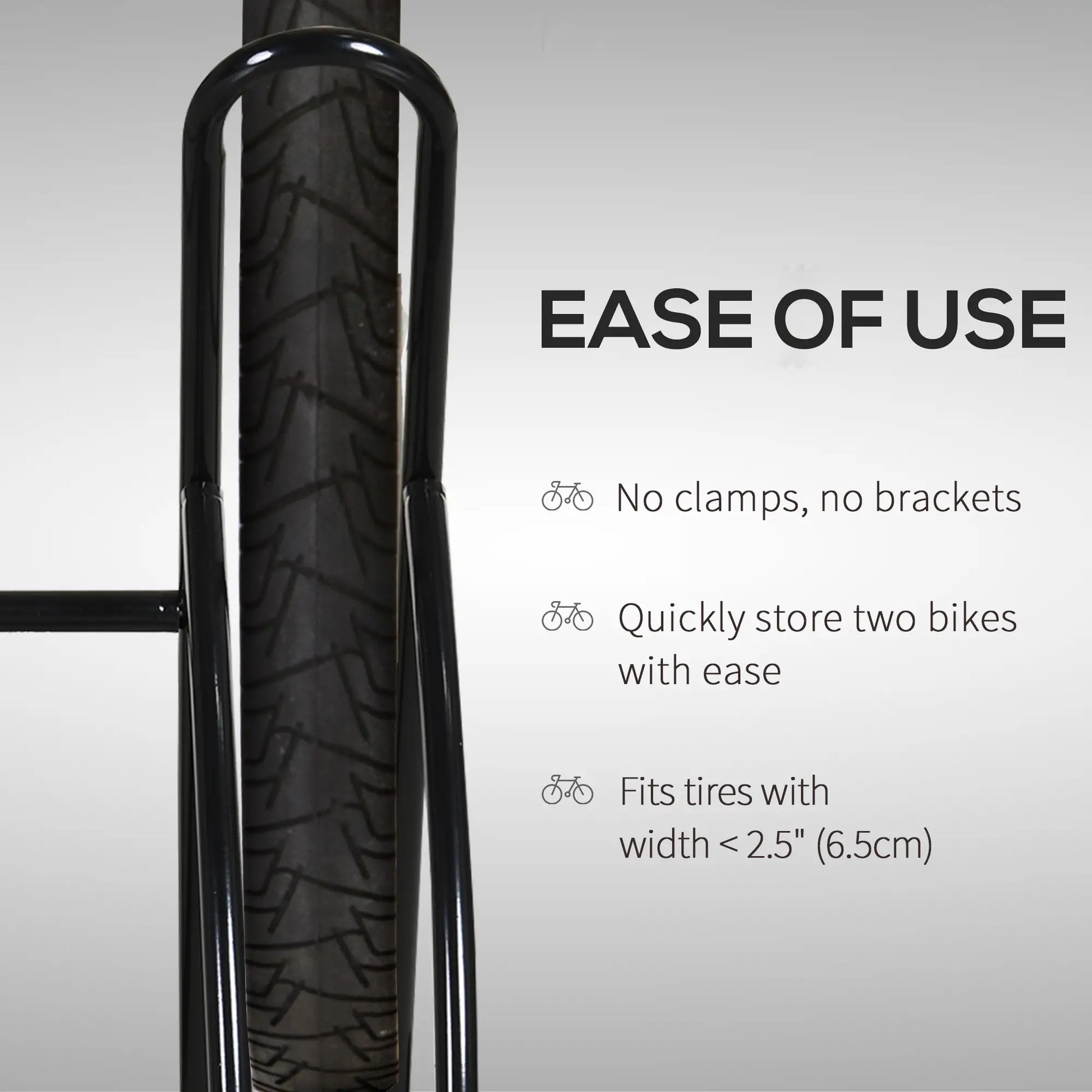 2 Bike Rack Floor Stand, Indoor Outdoor Bike Storage Holder Bike Parking Stands at Gallery Canada