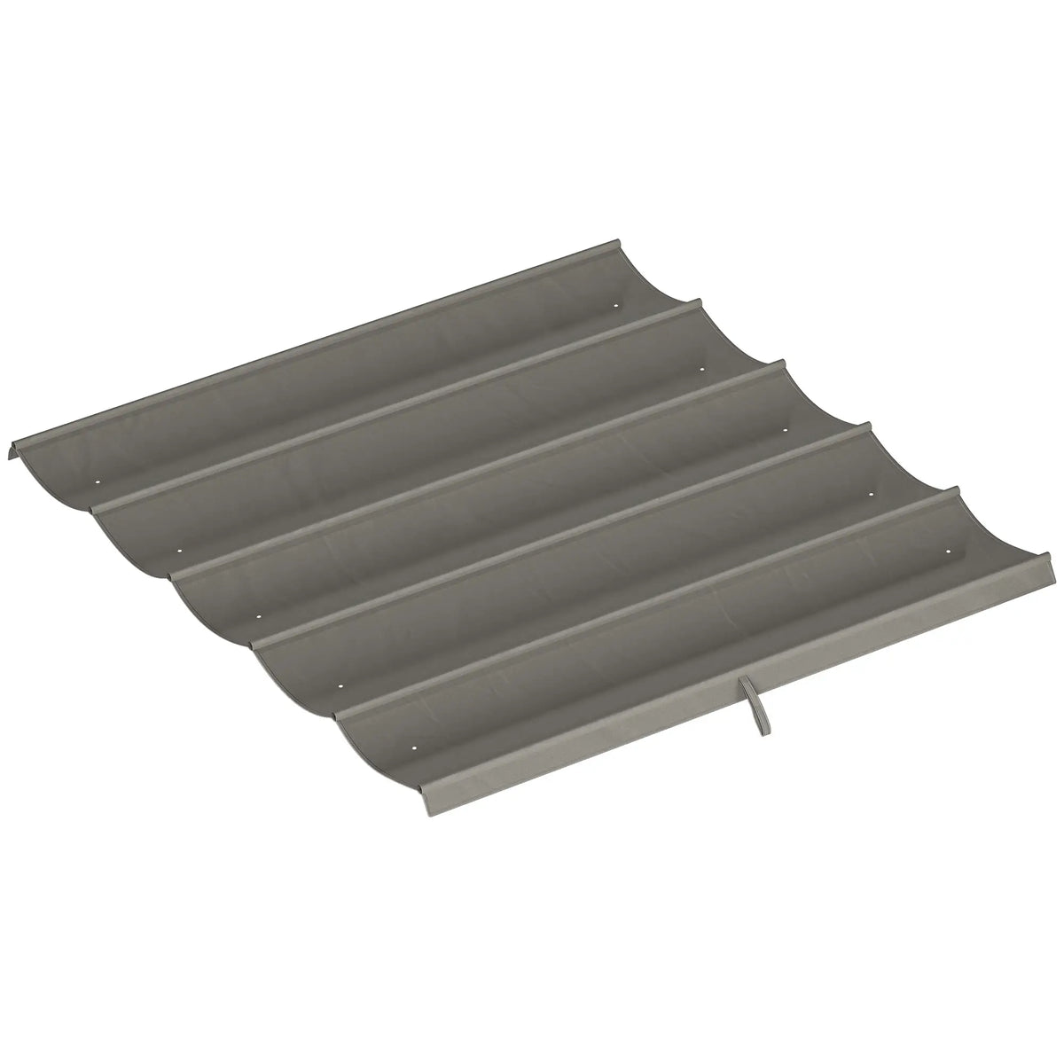 8.2' x 8.4' Retractable Pergola Canopy Replacement, Light Grey Gazebo Canopy Replacement at Gallery Canada
