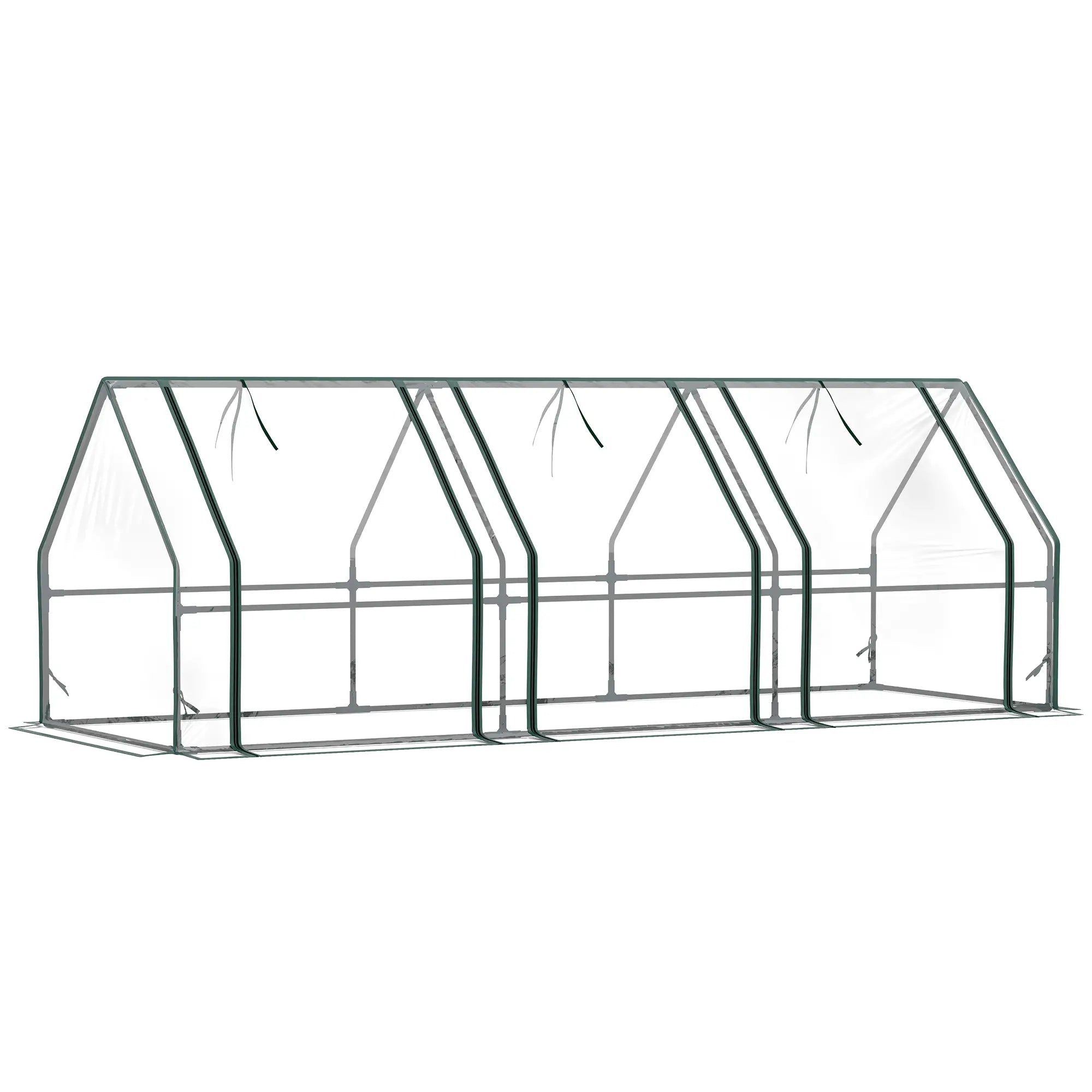 Portable Mini Greenhouse Tunnel, Zippered Roll-up Doors, Clear Greenhouses at Gallery Canada