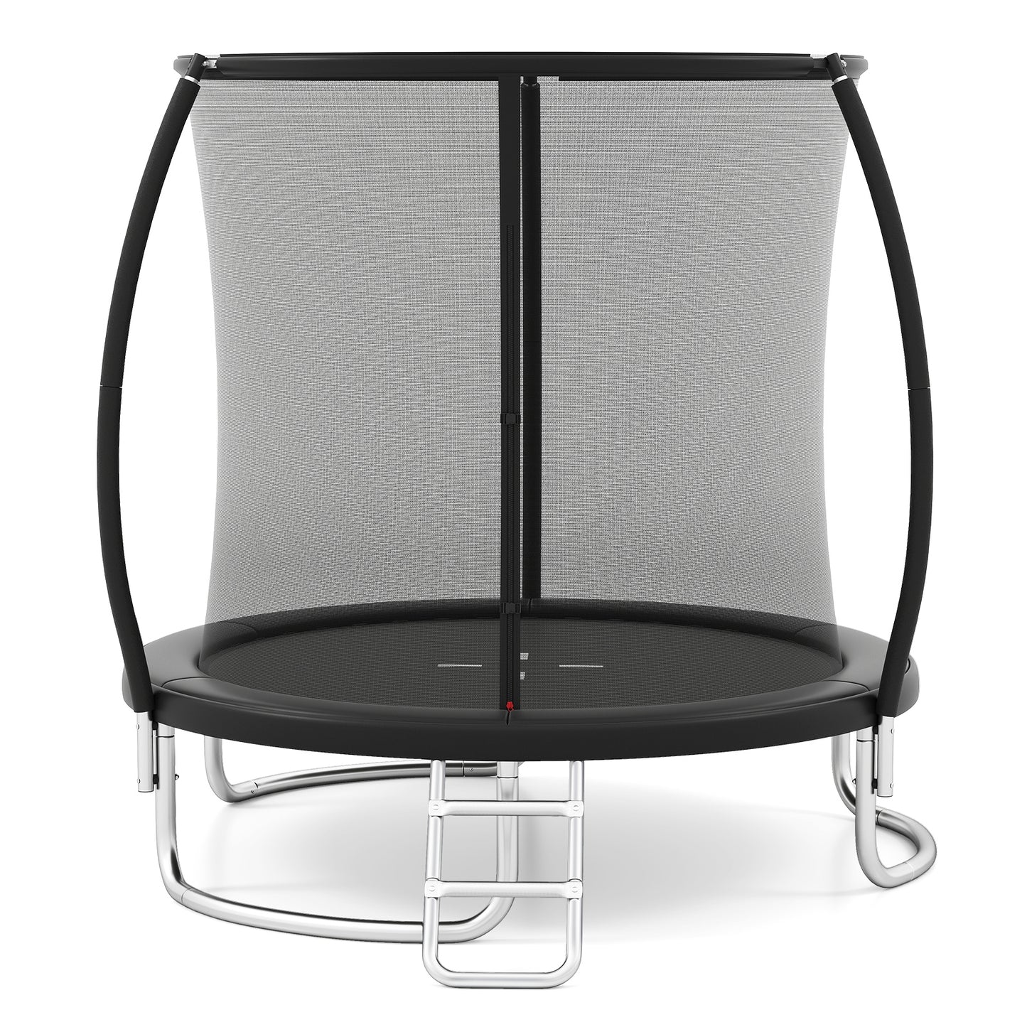 8FT Outdoor Heavy-Duty Trampoline, Black Trampolines Black at Gallery Canada