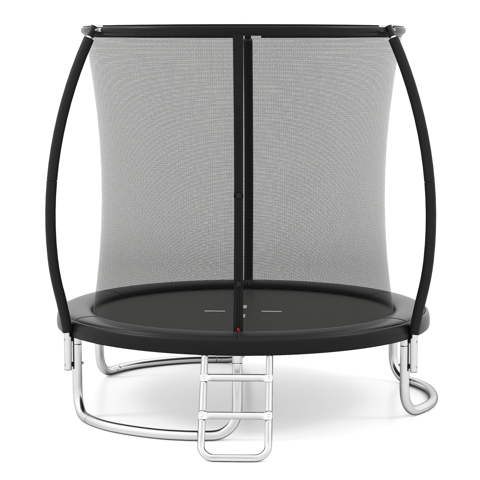 8FT Outdoor Heavy-Duty Trampoline, Black Trampolines Black at Gallery Canada
