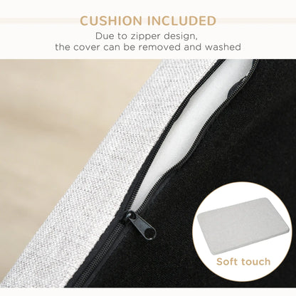 Modern Pet Sofa, Medium Large Dog Bed, Removable Cushion, Light Grey Dog Sofas at Gallery Canada