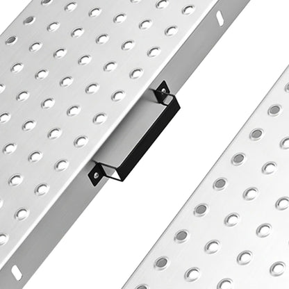 Folding Loading Ramps, 70.9" x 10", 880 lb, Silver
