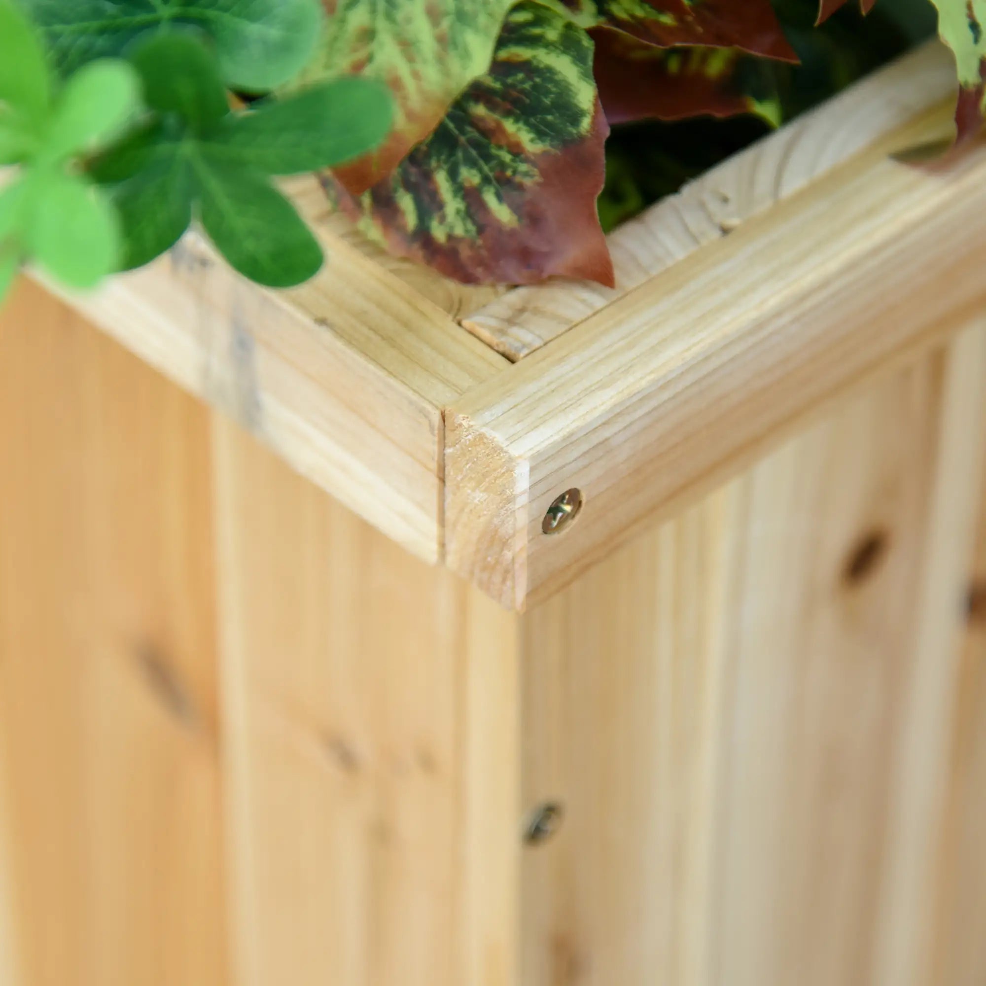Raised Garden Bed Bench Planter, 69.25