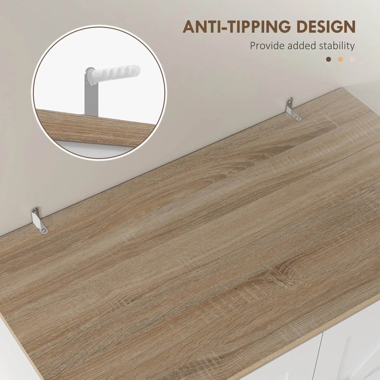 Farmhouse Kitchen Pantry, 68" Freestanding Cabinet, White Kitchen Pantry Cabinets at Gallery Canada