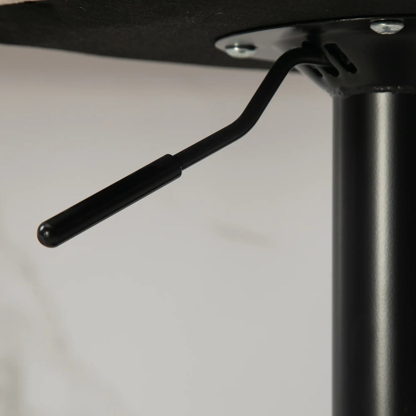 Counter Height Bar Stools Set of 2, Adjustable Height Bar Chairs with Swivel Seat, Leathaire Upholstery Bar Stools at Gallery Canada