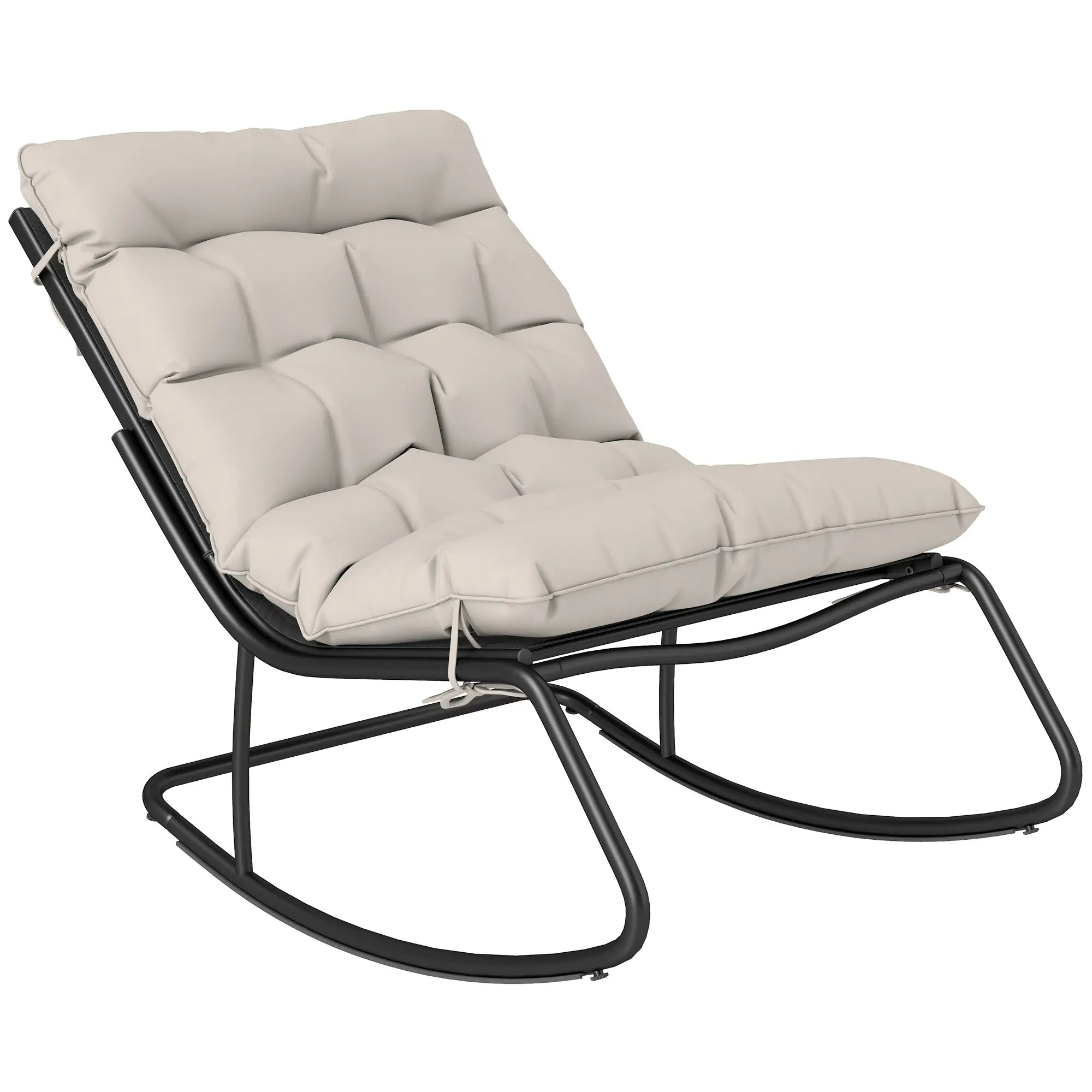 Oversized Rocking Patio Chair With 25