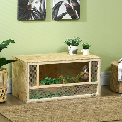 Wooden Reptile Terrarium, Sliding Door, 31.5" x 15.7" x 15.7" Houses & Habitats at Gallery Canada
