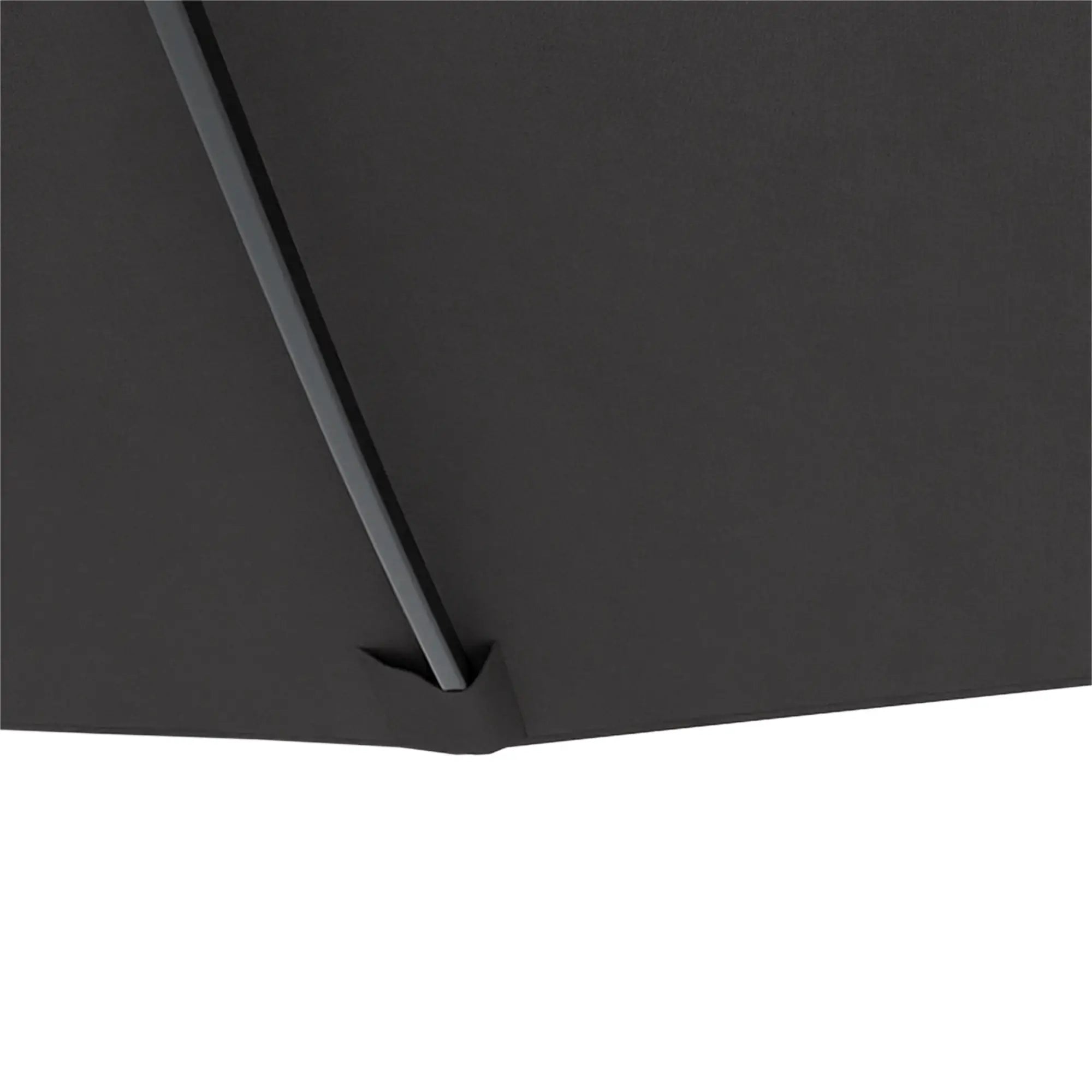 15' Double-Sided Patio Umbrella, Sun Shelter Canopy, Grey Sun Umbrellas at Gallery Canada