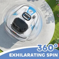 6V Bumper Car, Electric Kids Car, Slow Start, 360 Spin, Blue