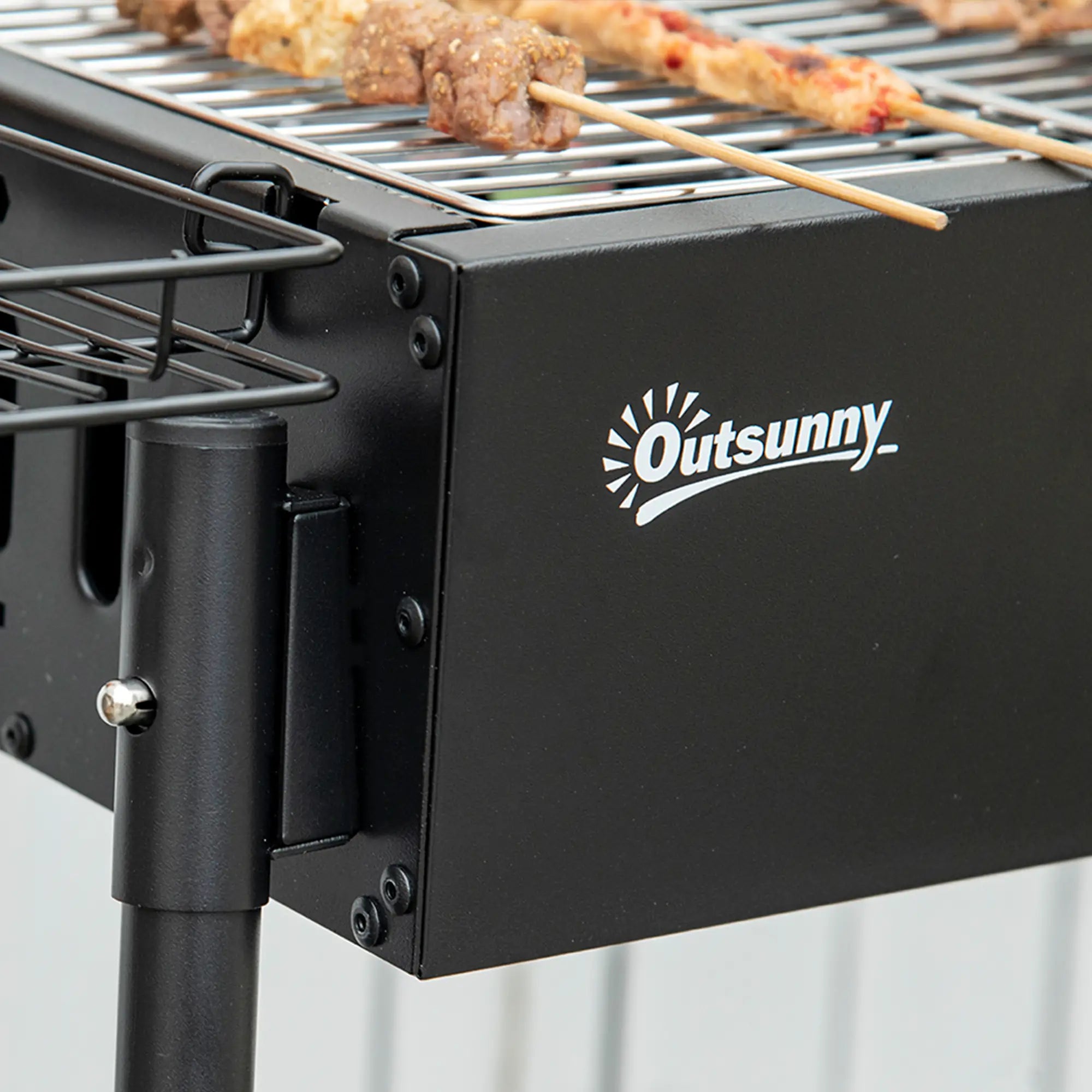 Portable Charcoal Grill With Side Baskets, Hooks, Nets, Black Charcoal BBQ Grils at Gallery Canada
