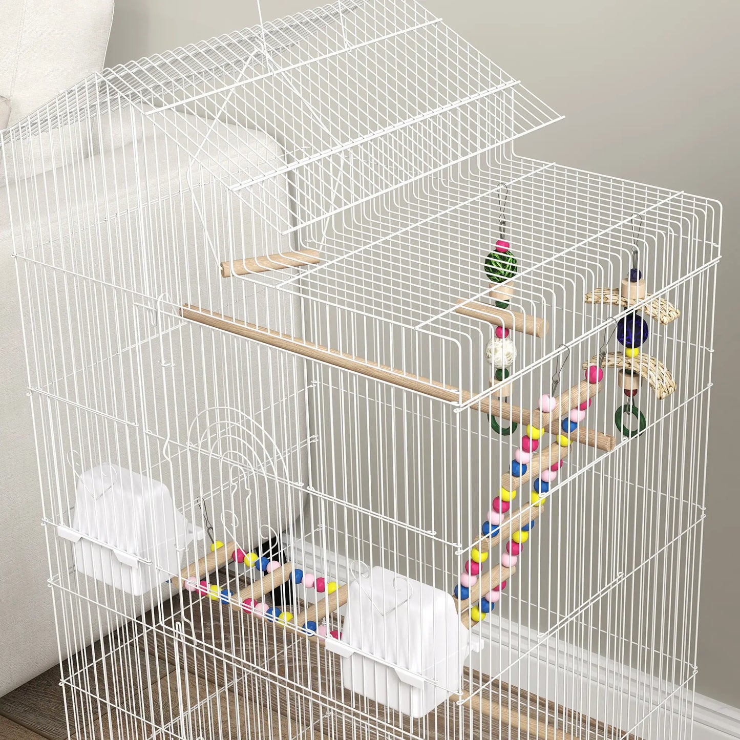39" Bird Cage for Budgie, Cockatiel, Conure, Small Birds Bird Cages at Gallery Canada