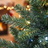 Sapin de Noël Frasier Grande Fir de 7,5 pieds, lumières LED, télécommande, minuterie