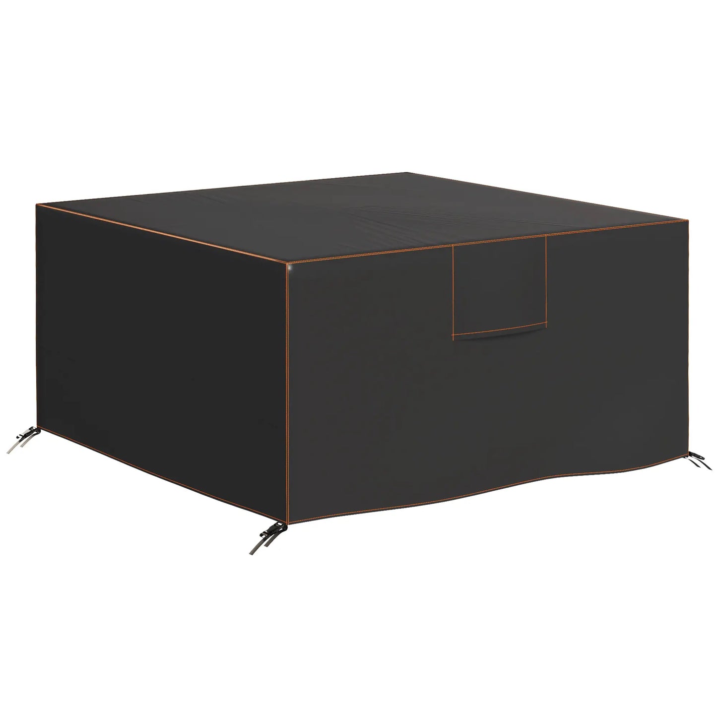 Waterproof Heavy Duty Patio Furniture Cover, 55.1" x 55.1" x 28.1", Black Patio Furniture Covers at Gallery Canada