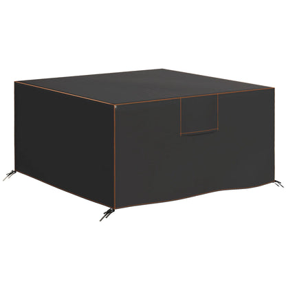 Waterproof Heavy Duty Patio Furniture Cover, 55.1" x 55.1" x 28.1", Black Patio Furniture Covers at Gallery Canada