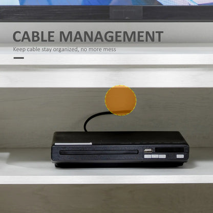 TV Stand for 55 Inch TVs, Adjustable Shelves, Cable Holes, White TV Stands at Gallery Canada