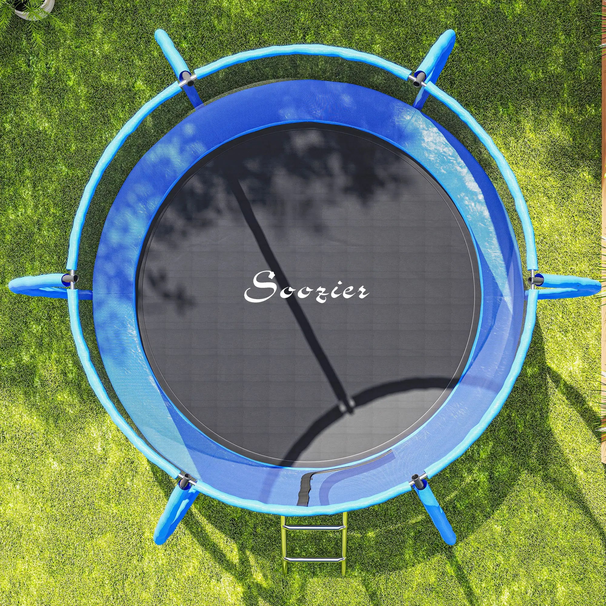 8ft Trampoline, ASTM Certified, Circular Base, Enclosure Net, Ladder Trampolines at Gallery Canada