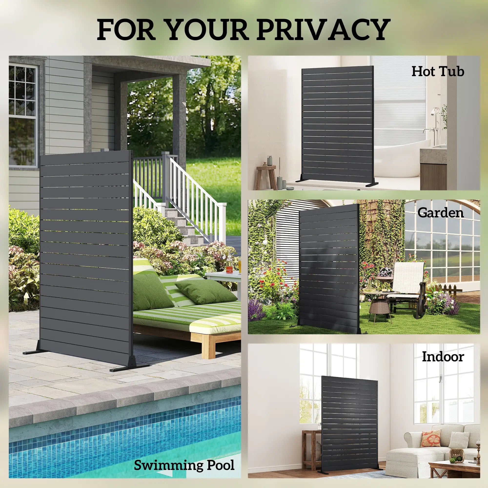 Outdoor Privacy Screen, 47.2