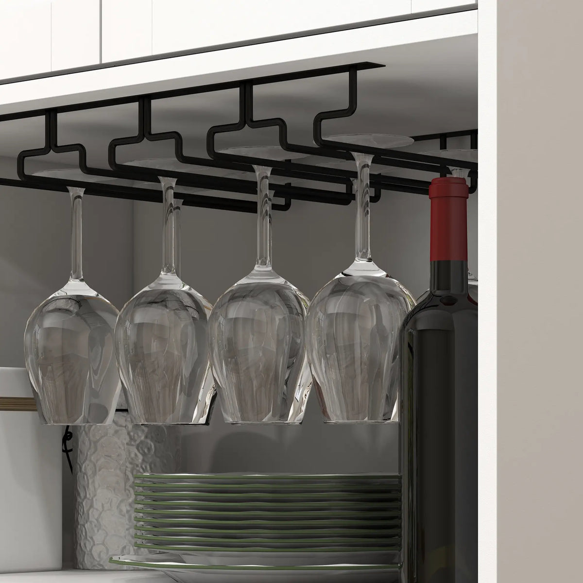Farmhouse Kitchen Pantry, 68" Freestanding Cabinet, White Kitchen Pantry Cabinets at Gallery Canada