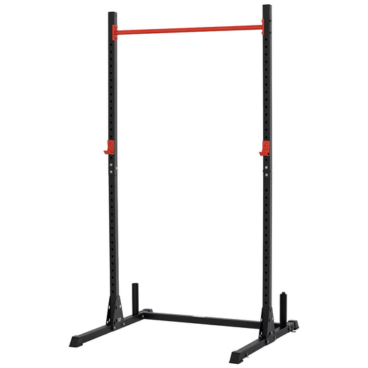 Adjustable Barbell Power Rack, Squat Stand, Strength Training, Home Gym, Black Power Towers Black at Gallery Canada