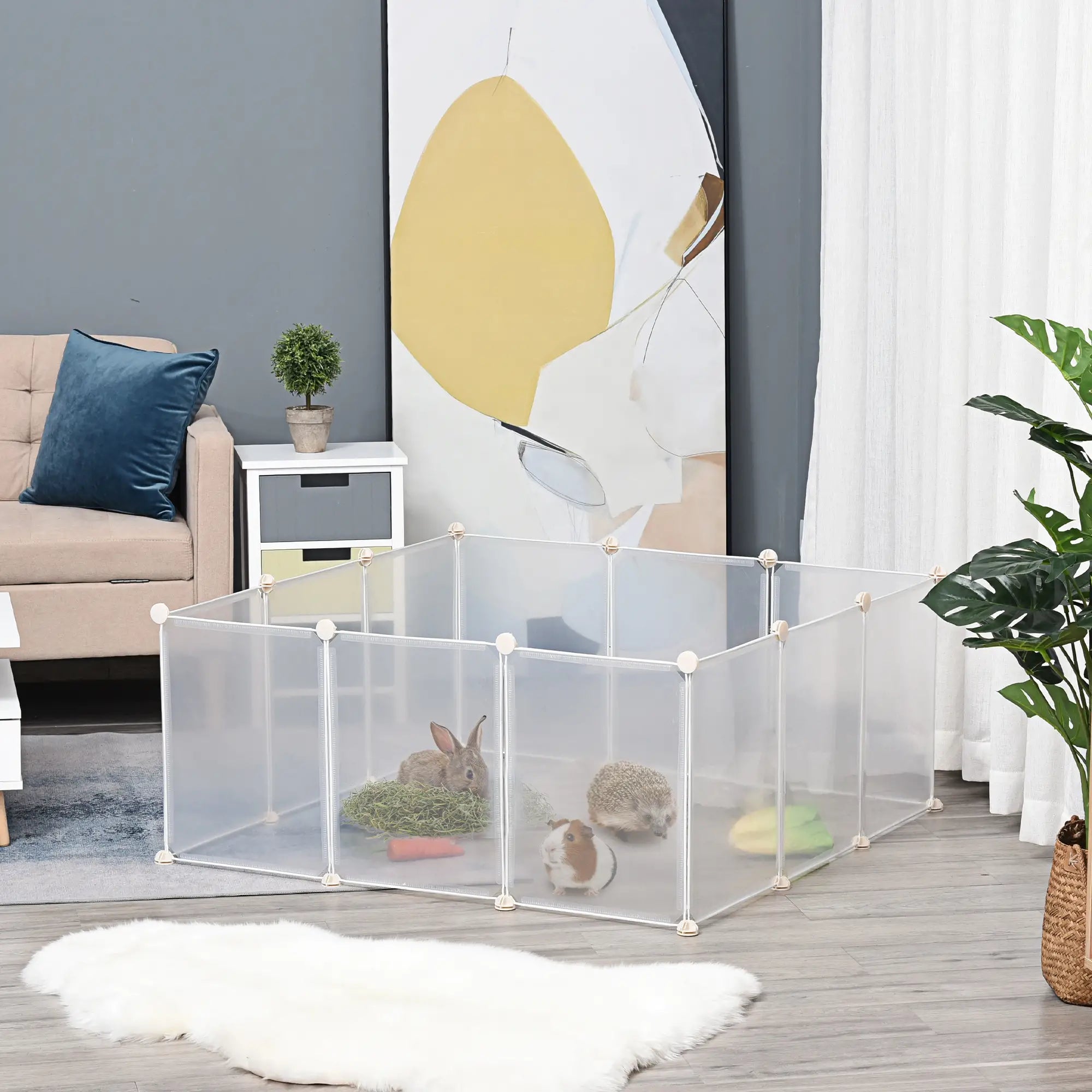 Small Animal Cage, 12 Panels, 18