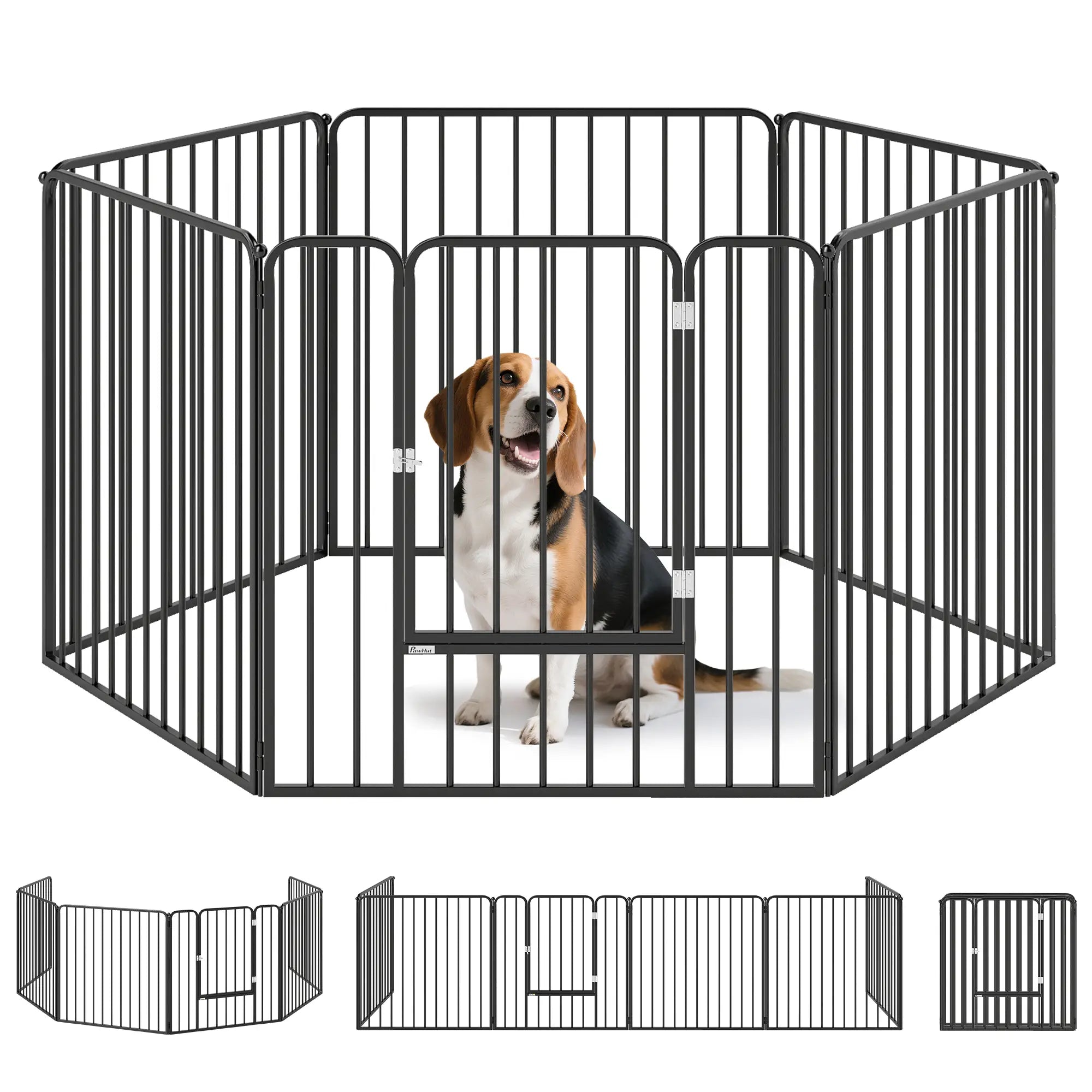Outdoor Dog Fence, 6 Panels 31.5
