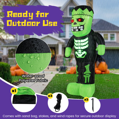 8.4 Feet Tall Halloween Inflatable Decoration Blow up Frankenstein Decoration Halloween at Gallery Canada