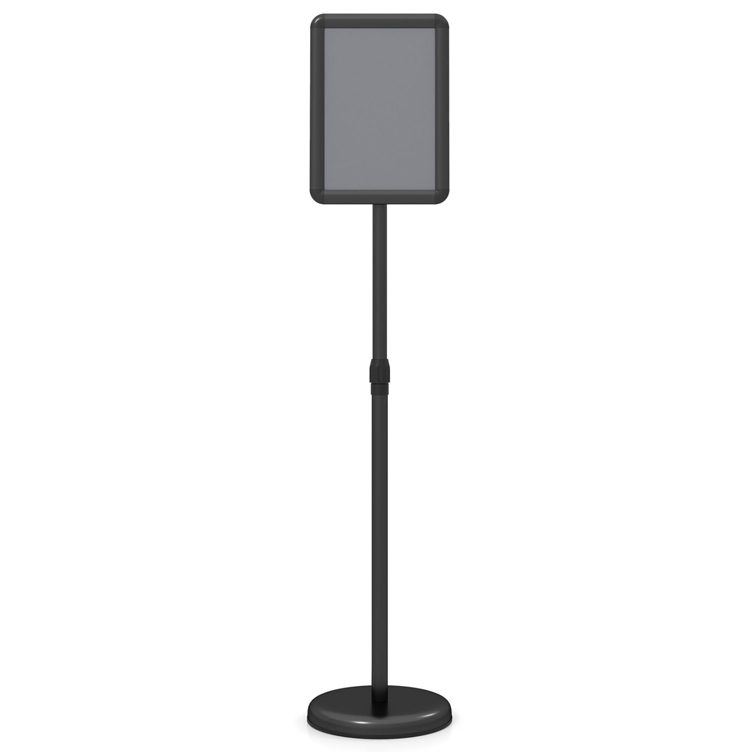 8.5x11Inch Sign Holder Stand, Snap-Open Frame, 360° Rotation, Black Home Office Black at Gallery Canada