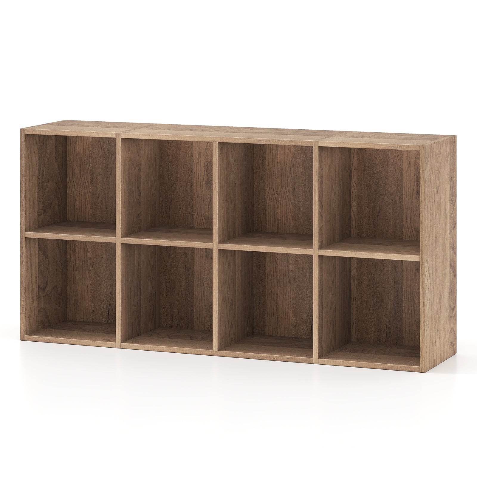 8-Cube Bookcase Bookshelf, Storage Organizer, Natural Bookcases at Gallery Canada
