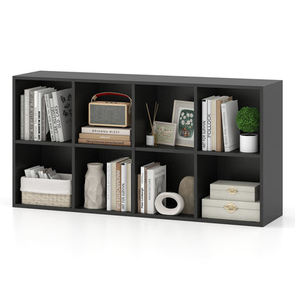 8-Cube Bookcase Bookshelf, Storage Organizer, Black Bookcases Black at Gallery Canada