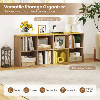 8-Cube Bookcase Bookshelf, Storage Organizer, Natural Bookcases at Gallery Canada
