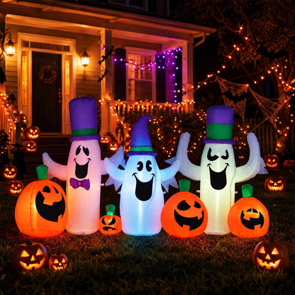 8 FT Blow Up Ghosts, Pumpkins, RGB LED, Halloween Halloween at Gallery Canada