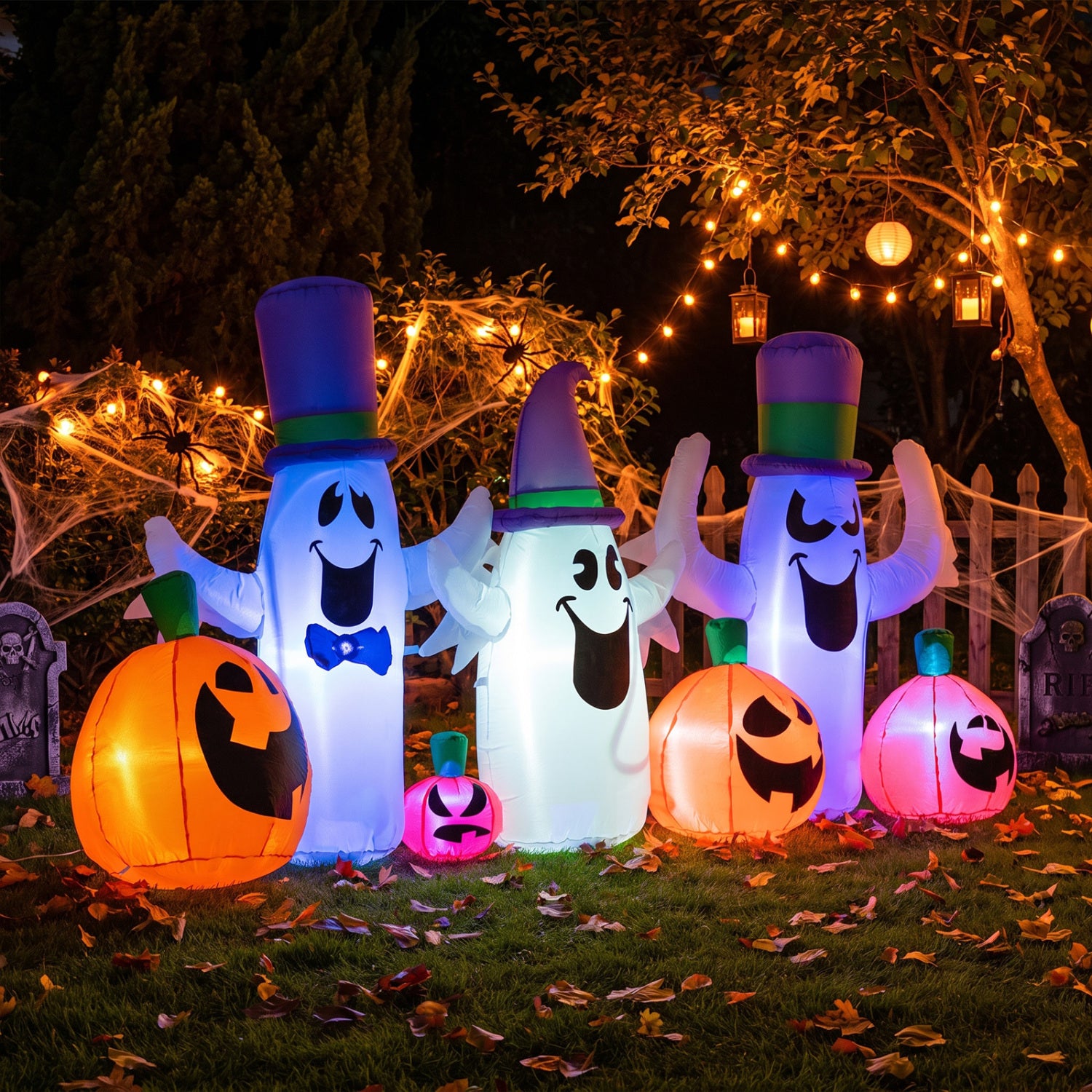 8 FT Blow Up Ghosts, Pumpkins, RGB LED, Halloween Halloween at Gallery Canada
