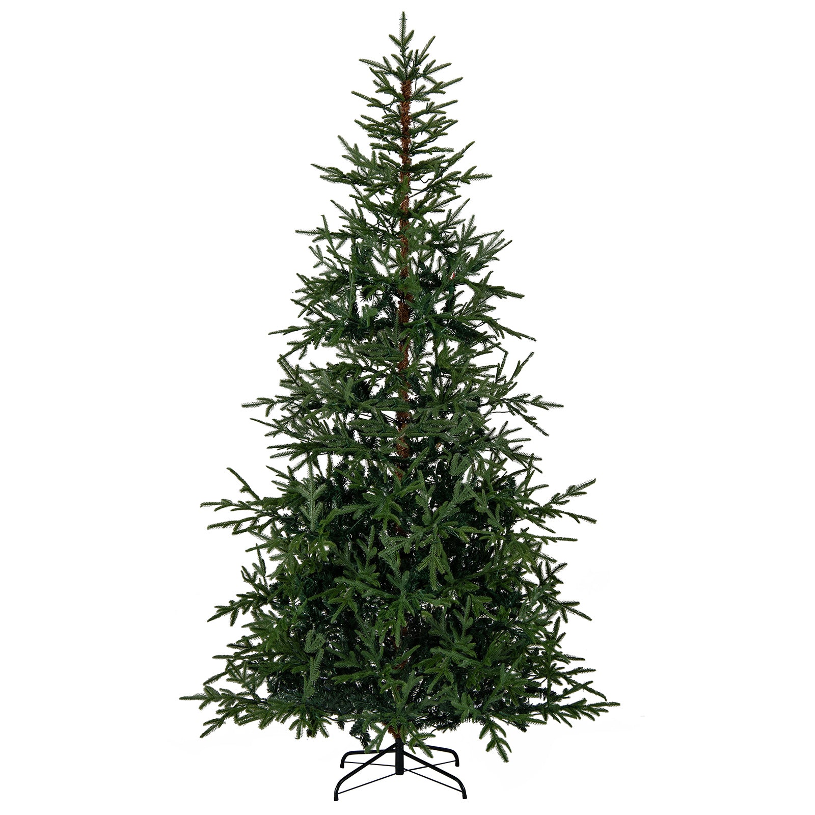 8 FT Pre-Lit Artificial Christmas Tree Hinged Xmas Tree with 400 Warm White & Multicolored LED Lights, Green Christmas Tree at Gallery Canada