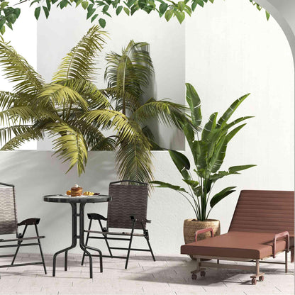 8-Piece Outdoor Furniture Set-Solar Umbrella Bistro Set Conversation Set Chaise Lounger Folding Bed Side Table Swing Chair & Dining Set Patio Furniture Sets at Gallery Canada