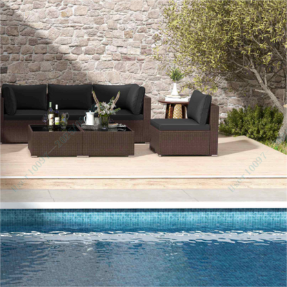 8 Pieces Patio Lounge Set: Comfort and Style Combined Patio Furniture Sets at Gallery Canada