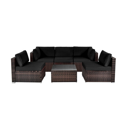 8 Pieces Patio Lounge Set: Comfort and Style Combined Patio Furniture Sets at Gallery Canada
