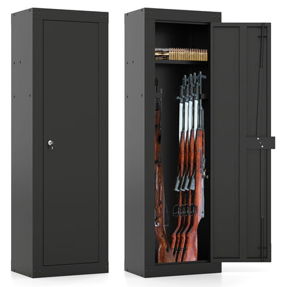 8 Rifle Gun Safe With Storage Shelf, Large, Black Safe Box at Gallery Canada