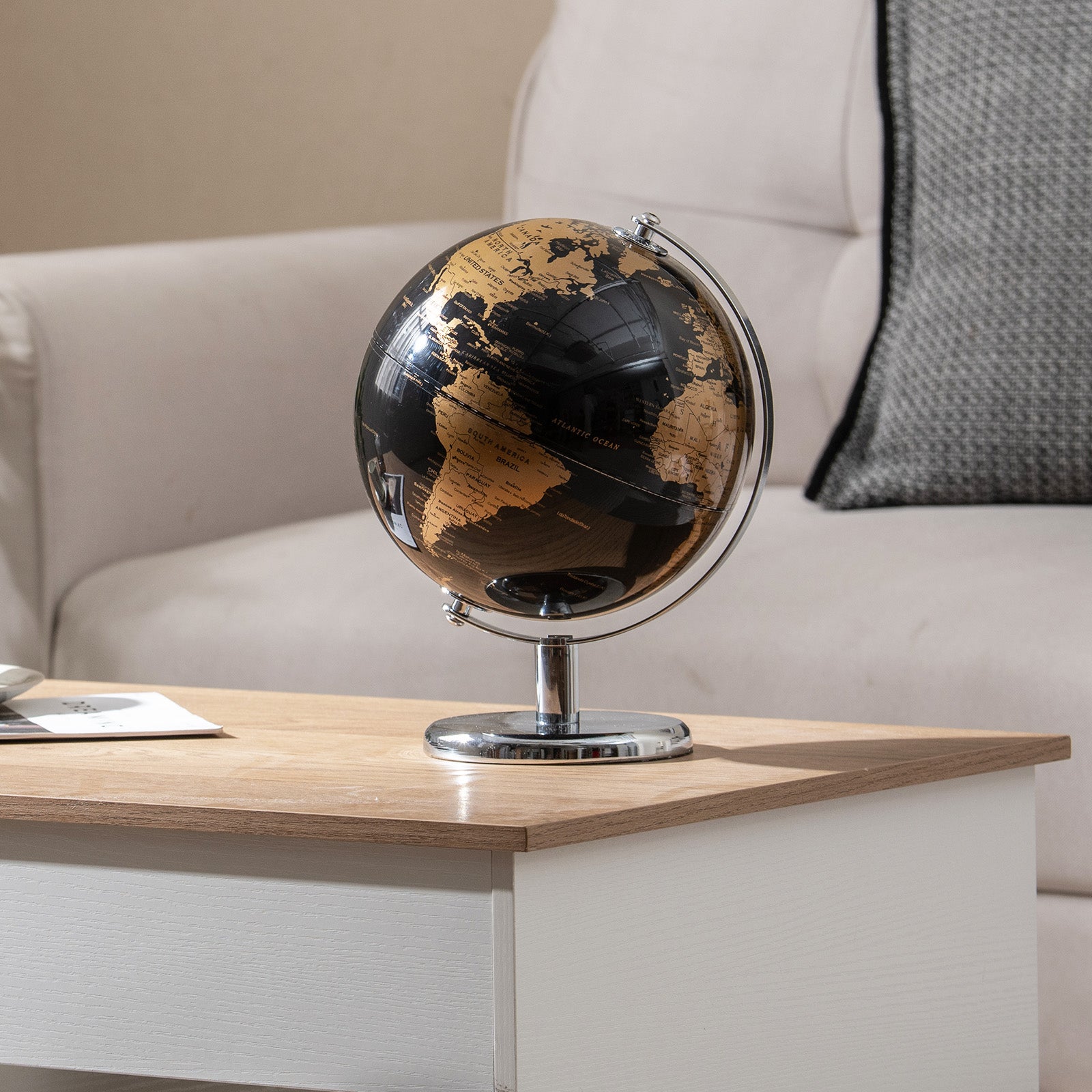 8" World Globe Modern Decorative Tabletop Earth Globe, Golden Learning Toys at Gallery Canada