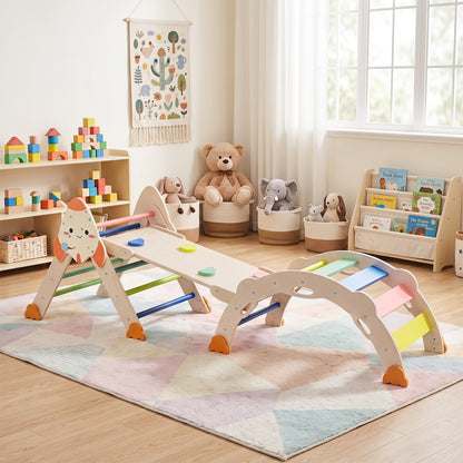8-in-1 Foldable Climbing Toy, Rocket Theme, Multicolor