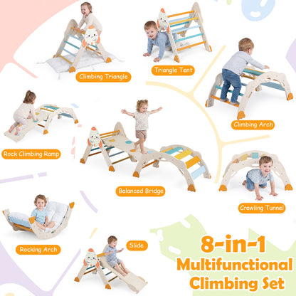 Foldable Rocket Climbing Toy for Toddler, Macaron