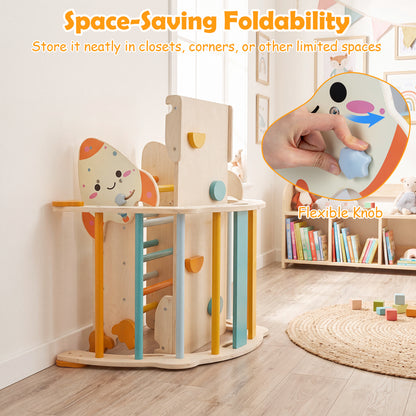 Foldable Rocket Climbing Toy for Toddler, Macaron