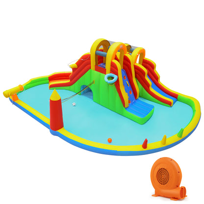 8-In-1 Giant Bounce House With 2 Long Slides, Multicolor Bounce House at Gallery Canada