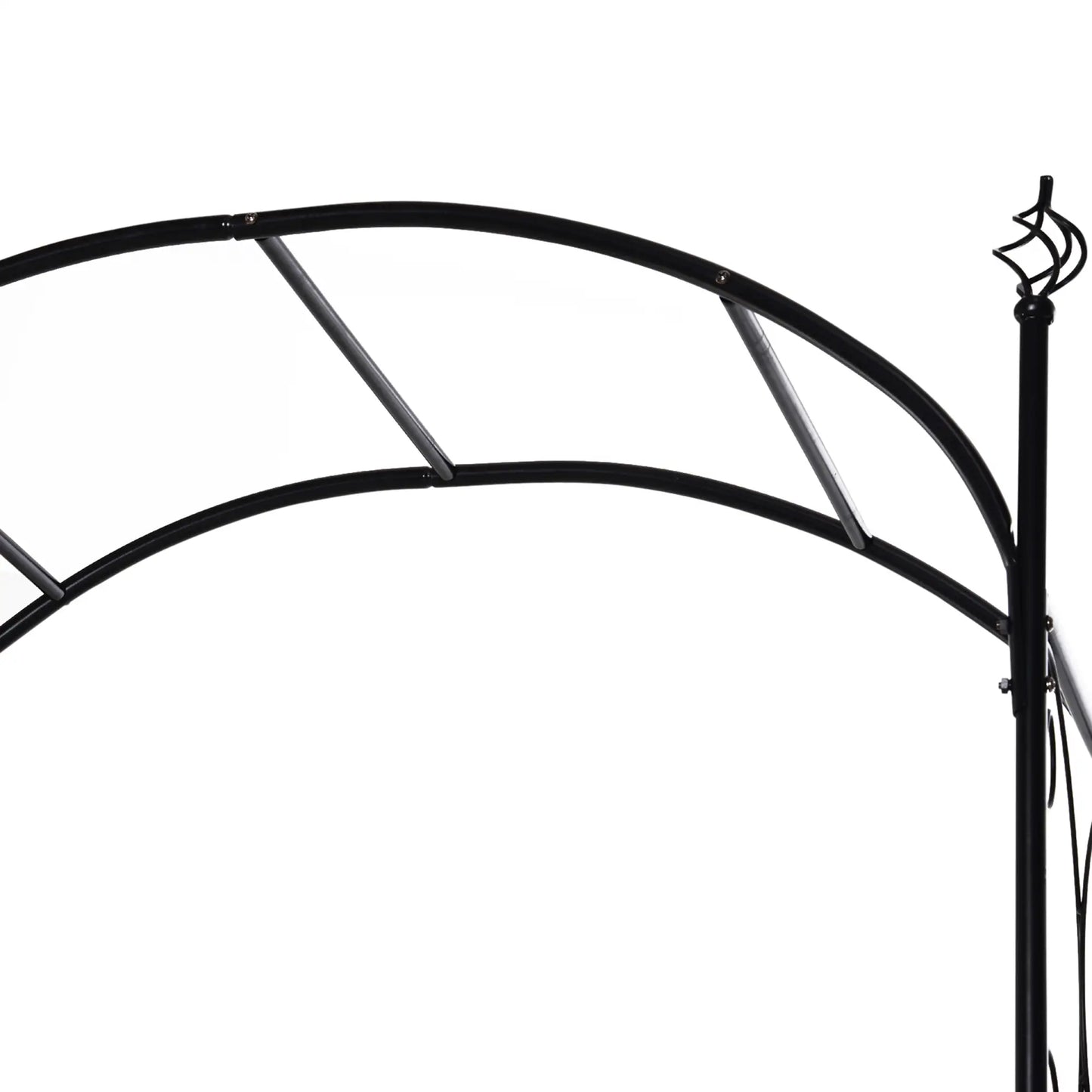 7' Metal Garden Arbor Arch, Scrollwork Doors, for Ceremony, Weddings Garden Arches at Gallery Canada