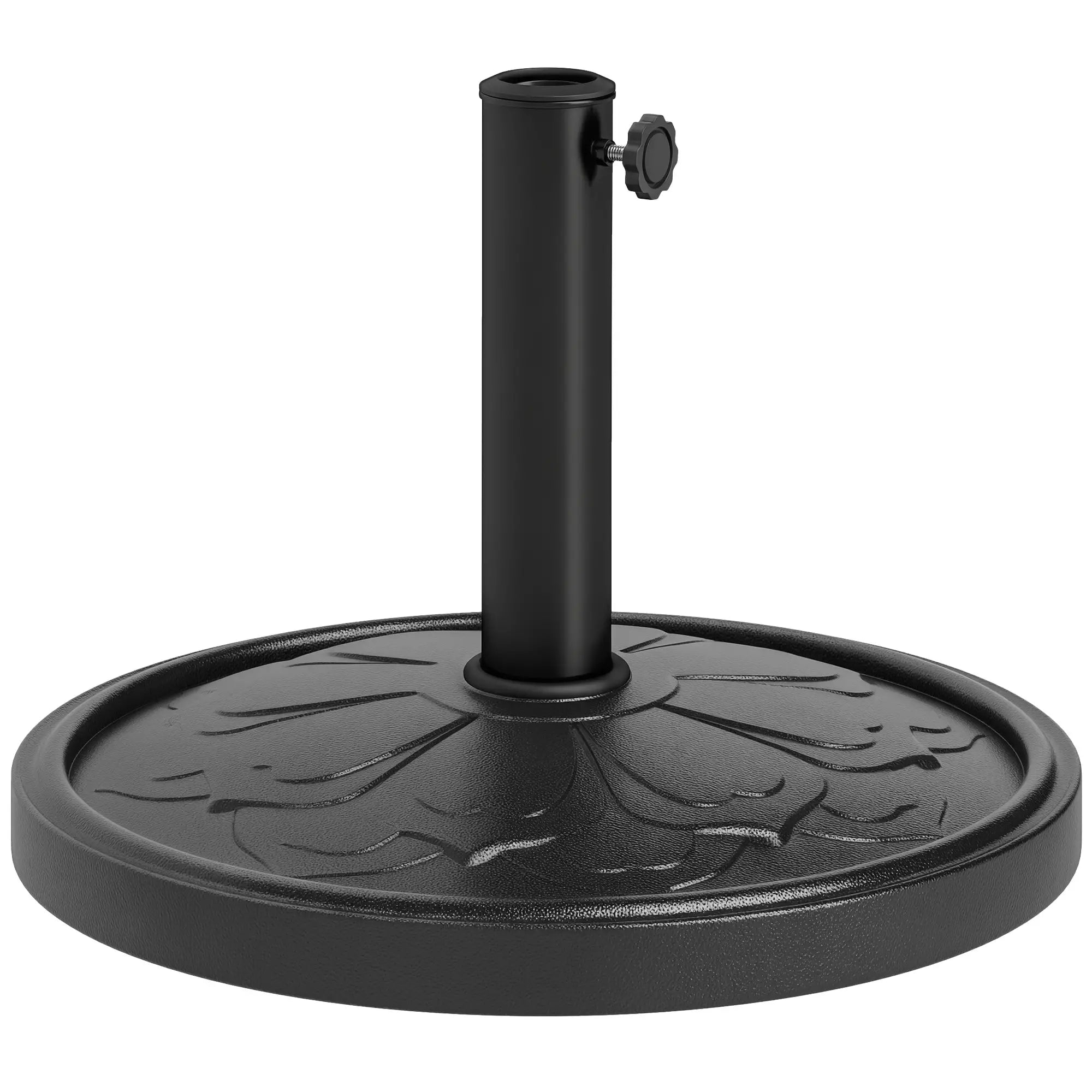 26 lbs Resin Round Patio Umbrella Base, Outdoor Stand For Lawn, Poolside Umbrella Bases at Gallery Canada